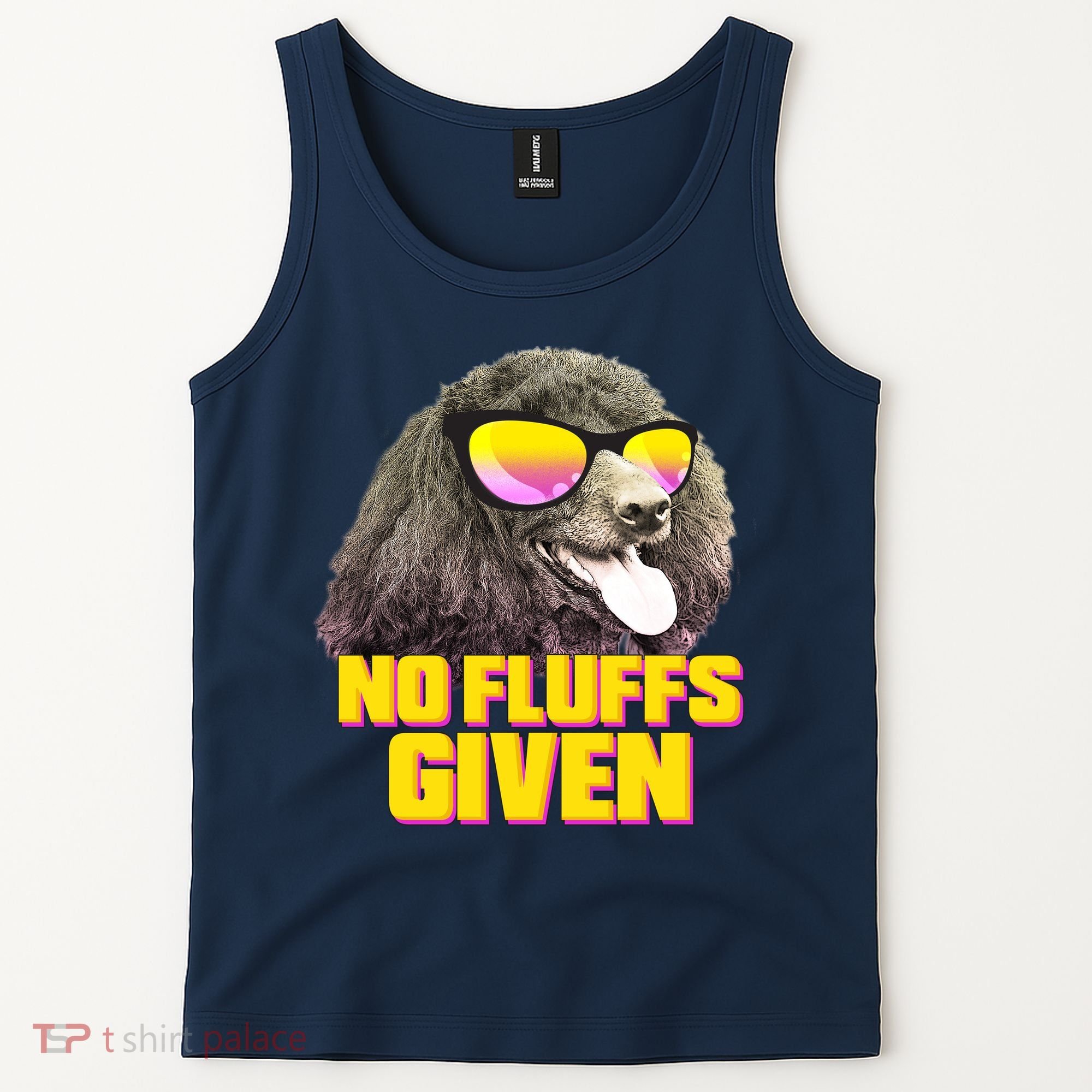 No Fluffs Given Poodle Tank Top