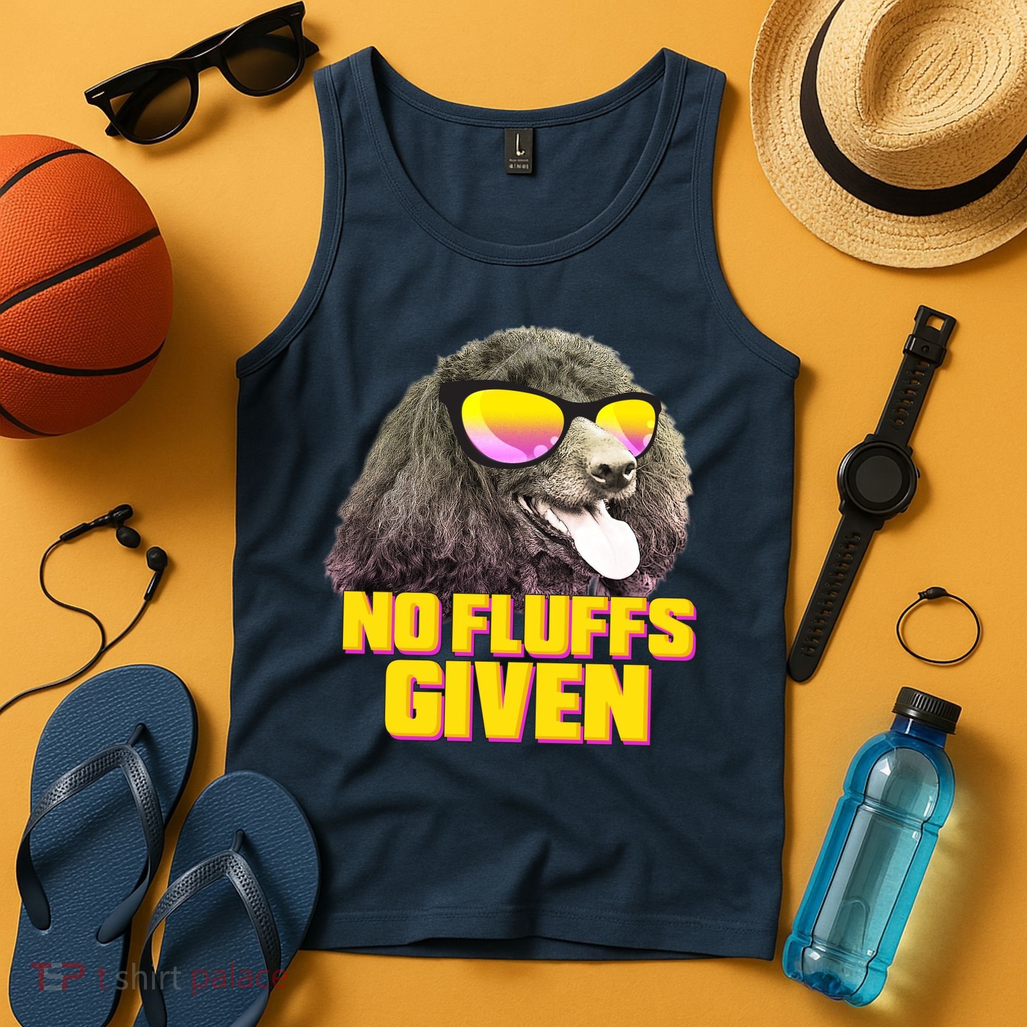 No Fluffs Given Poodle Tank Top