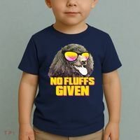 No Fluffs Given Poodle Toddler T-Shirt thumb 2
