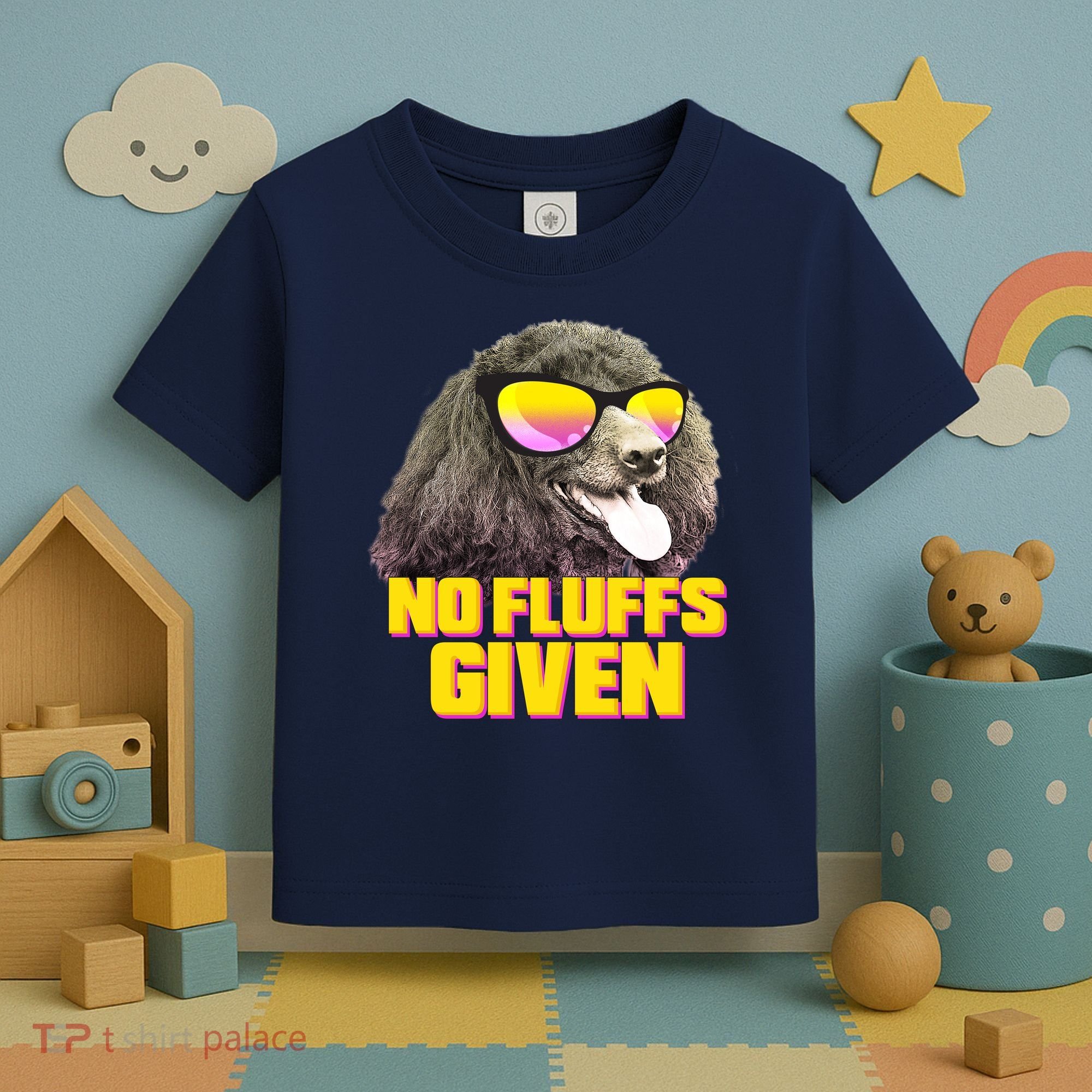 No Fluffs Given Poodle Toddler T-Shirt
