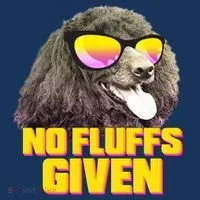 No Fluffs Given Poodle Women's Long Sleeve Shirt thumb 2