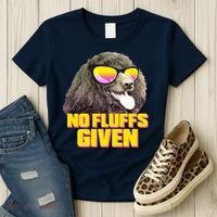 No Fluffs Given Poodle Women's T-Shirt thumb 3