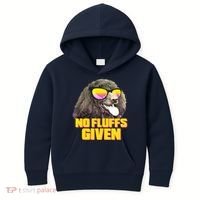 No Fluffs Given Poodle Kids Hoodie thumb 0