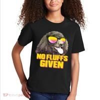 No Fluffs Given Poodle Kids T-Shirt thumb 2