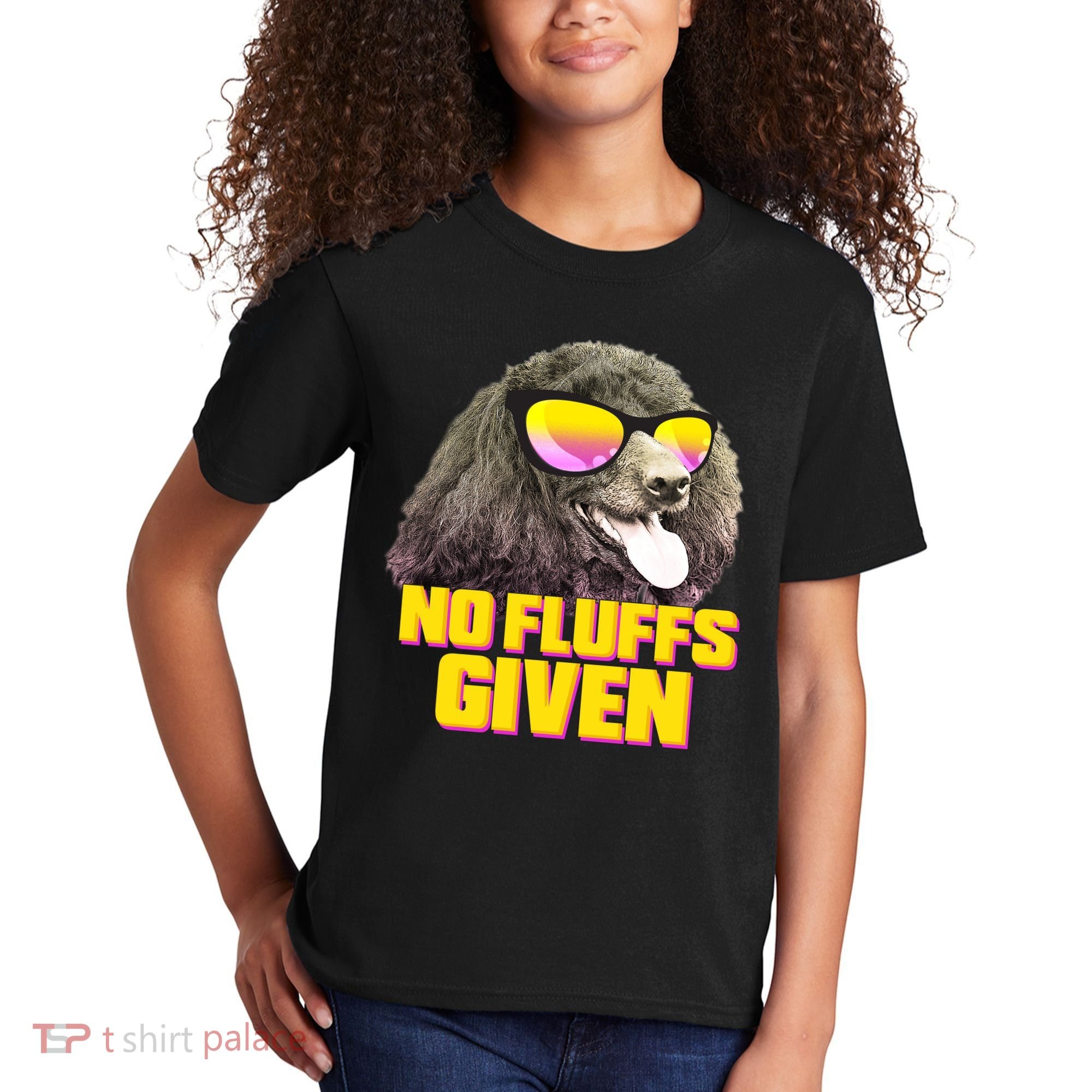 No Fluffs Given Poodle Kids T-Shirt