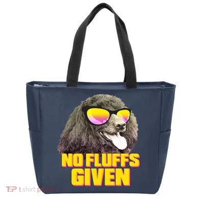 No Fluffs Given Poodle Tote Bag