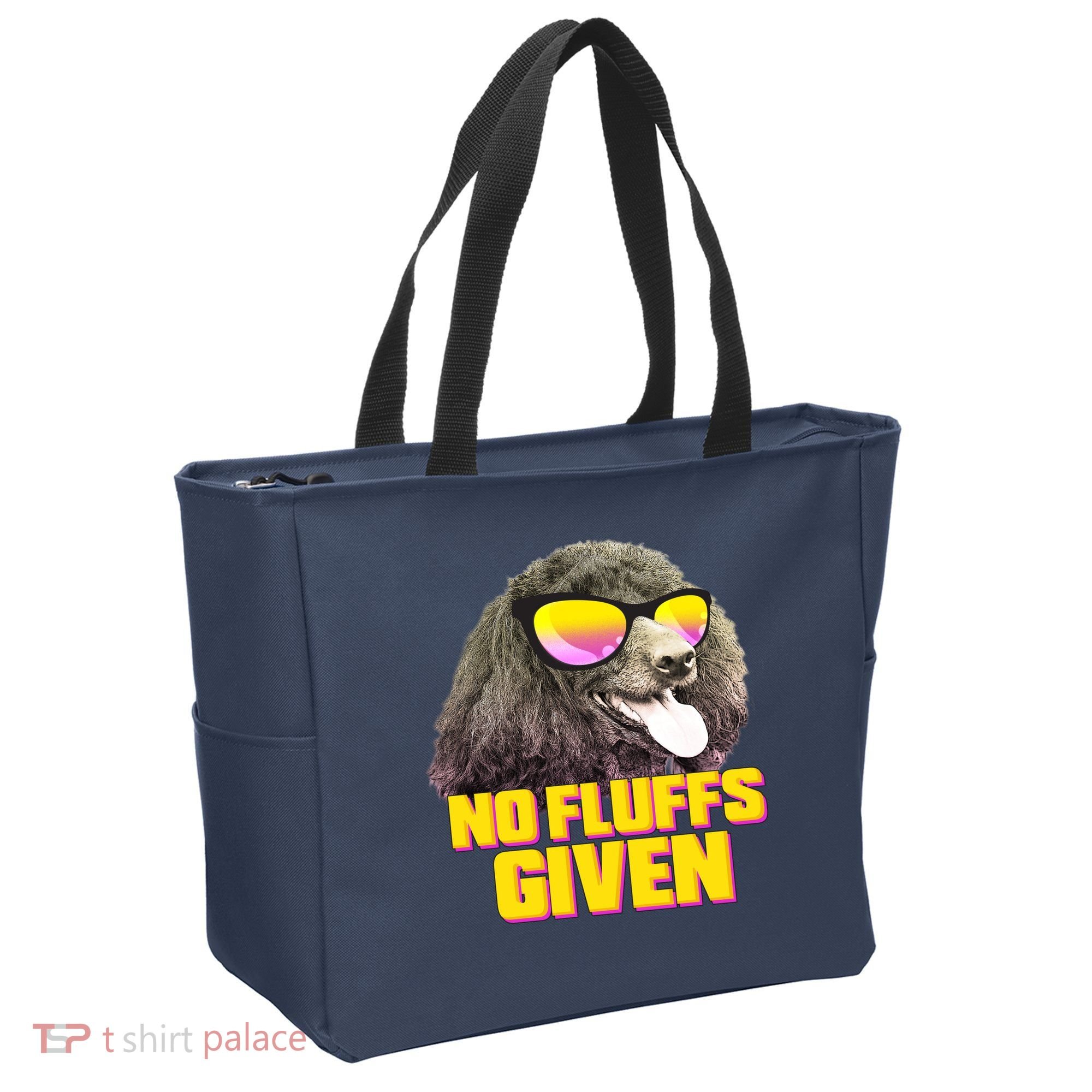No Fluffs Given Poodle Tote Bag
