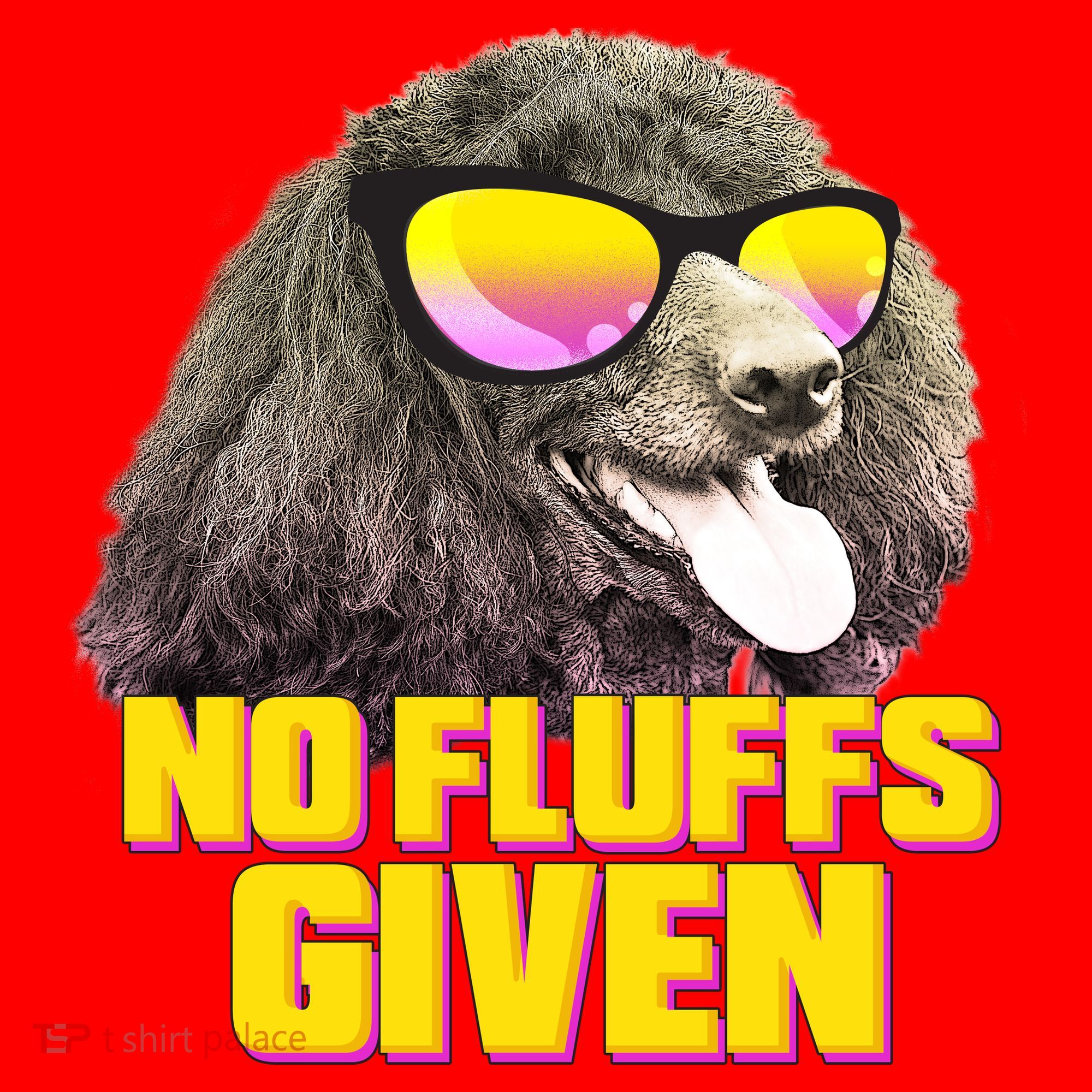 No Fluffs Given Poodle Santa Hat