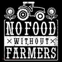 No Food Without Farmers Women's Hoodie thumb 2