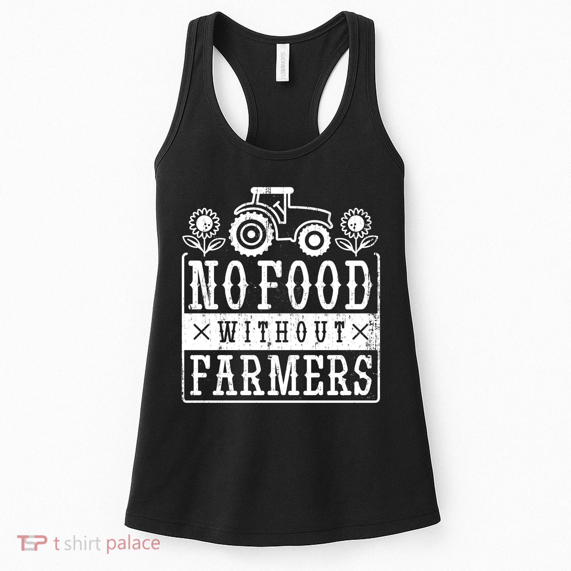 No Food Without Farmers Women's Tank Top