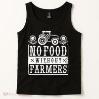 No Food Without Farmers Tank Top thumb 2