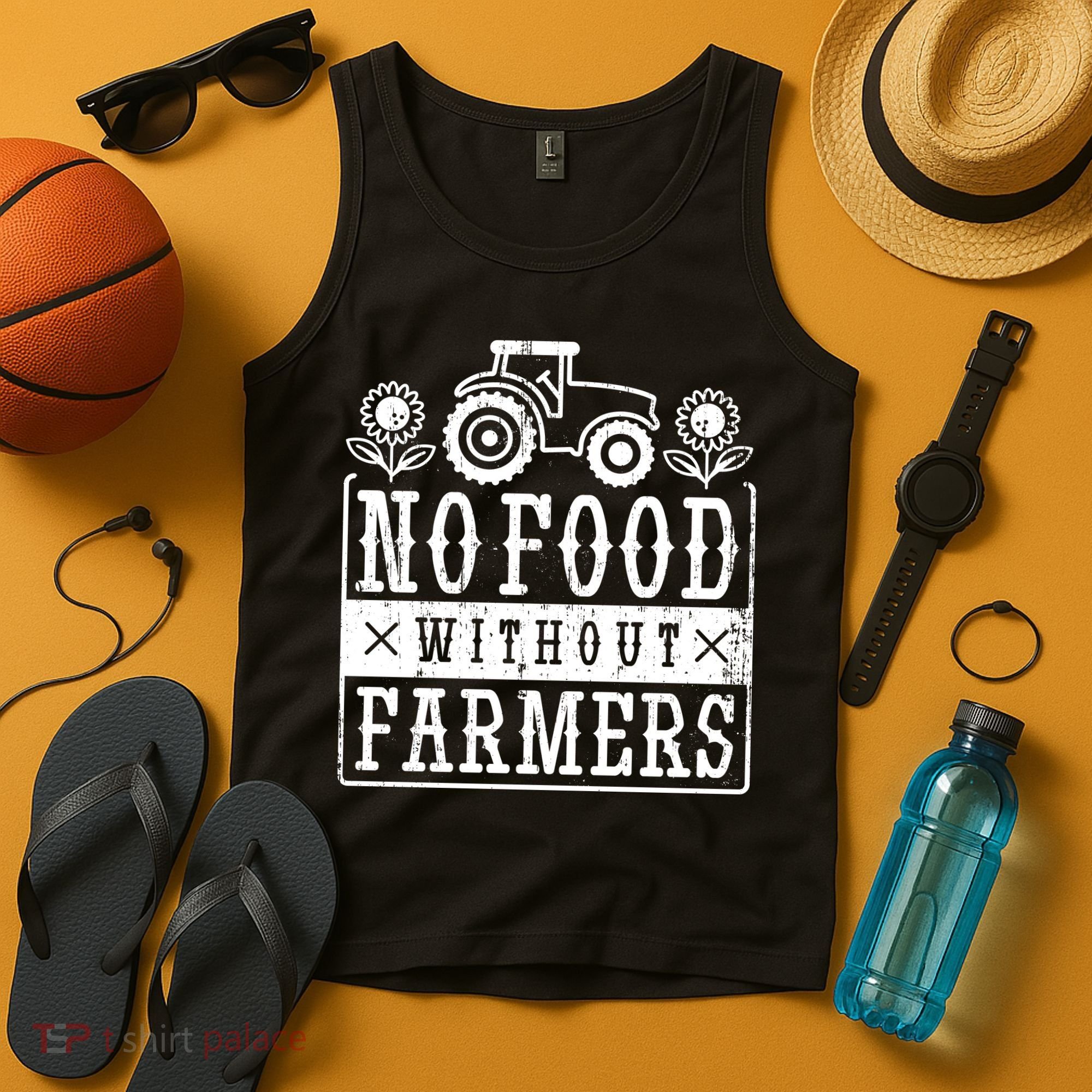No Food Without Farmers Tank Top