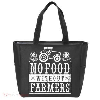 No Food Without Farmers Tote Bag