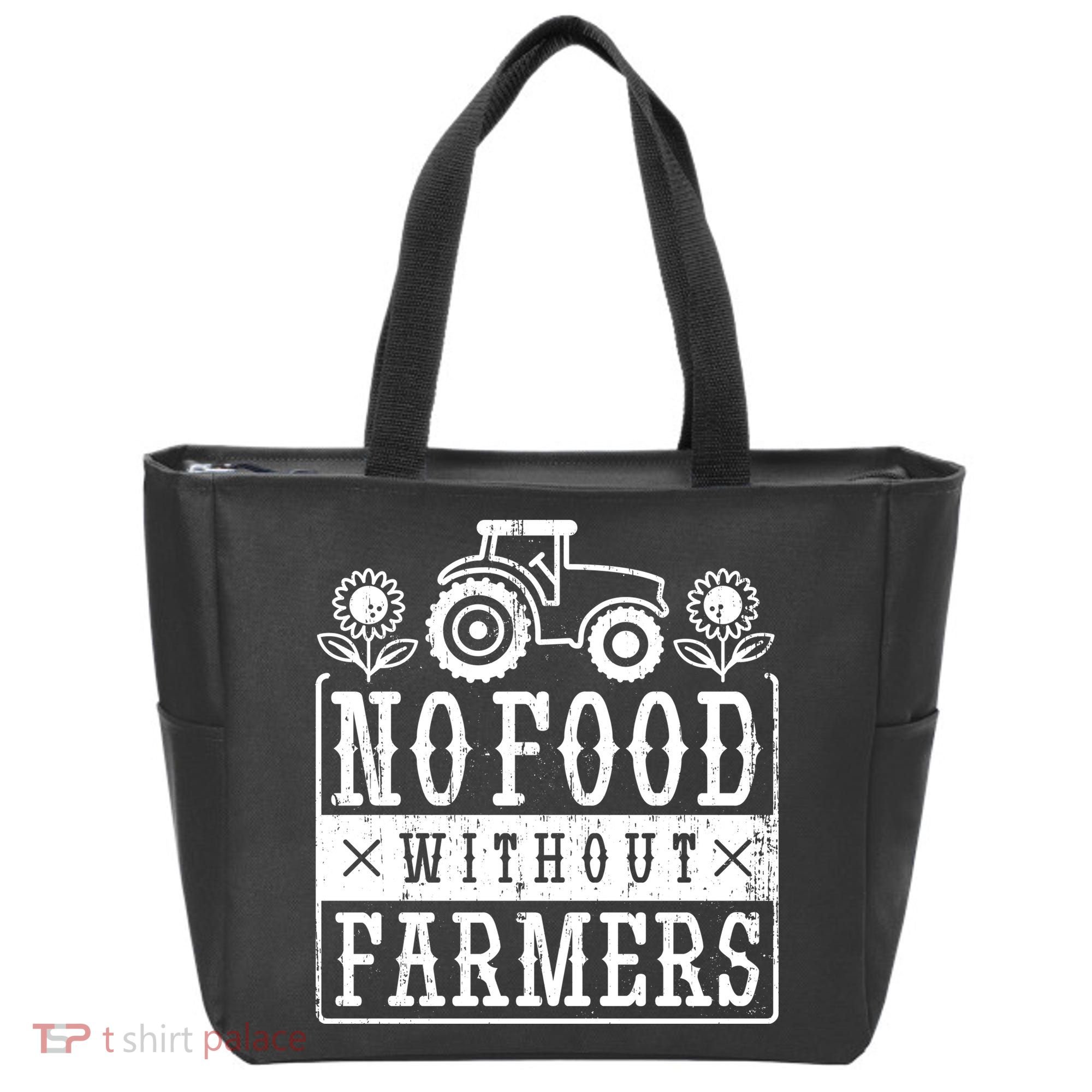 No Food Without Farmers Tote Bag