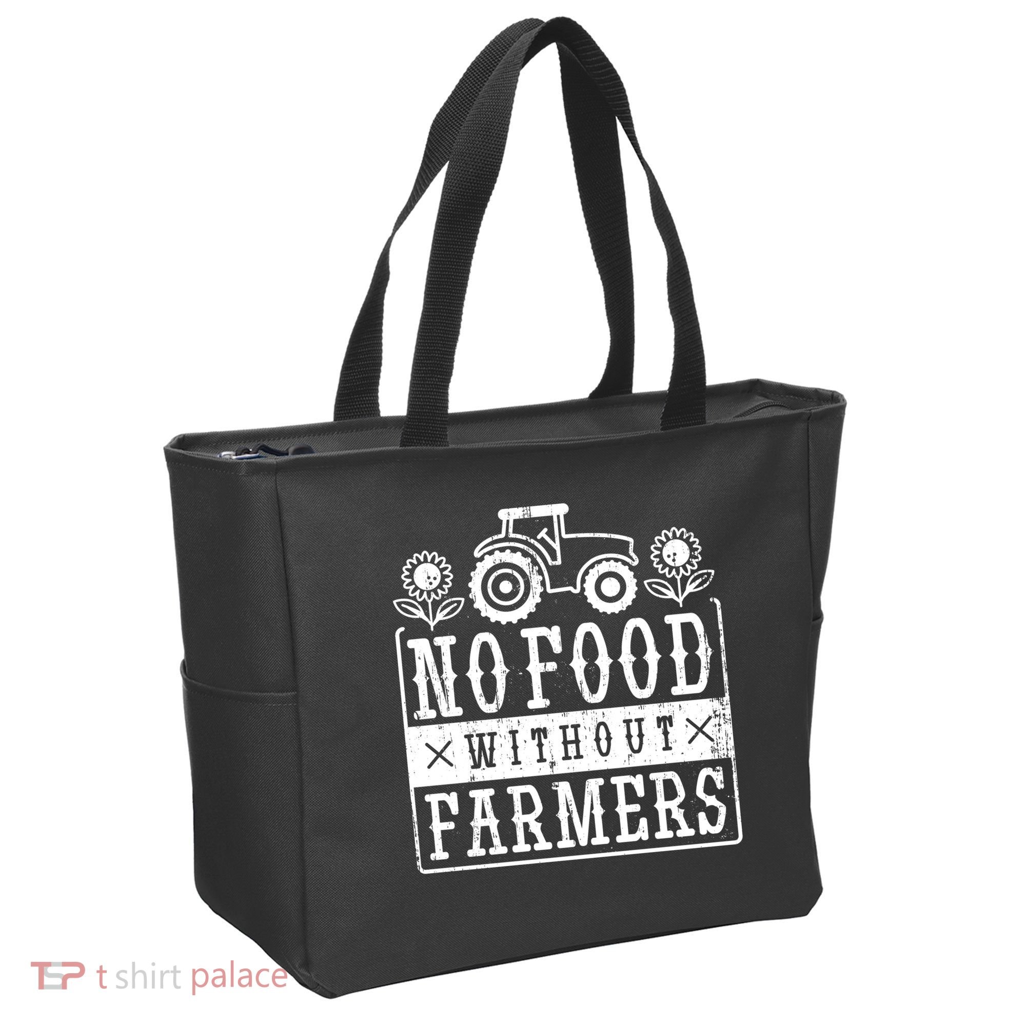 No Food Without Farmers Tote Bag