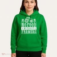 No Food Without Farmers Hoodie thumb 5