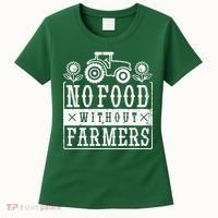 No Food Without Farmers Women's T-Shirt thumb 0