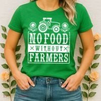 No Food Without Farmers Women's T-Shirt thumb 2