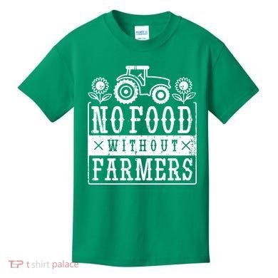 No Food Without Farmers Kids T-Shirt