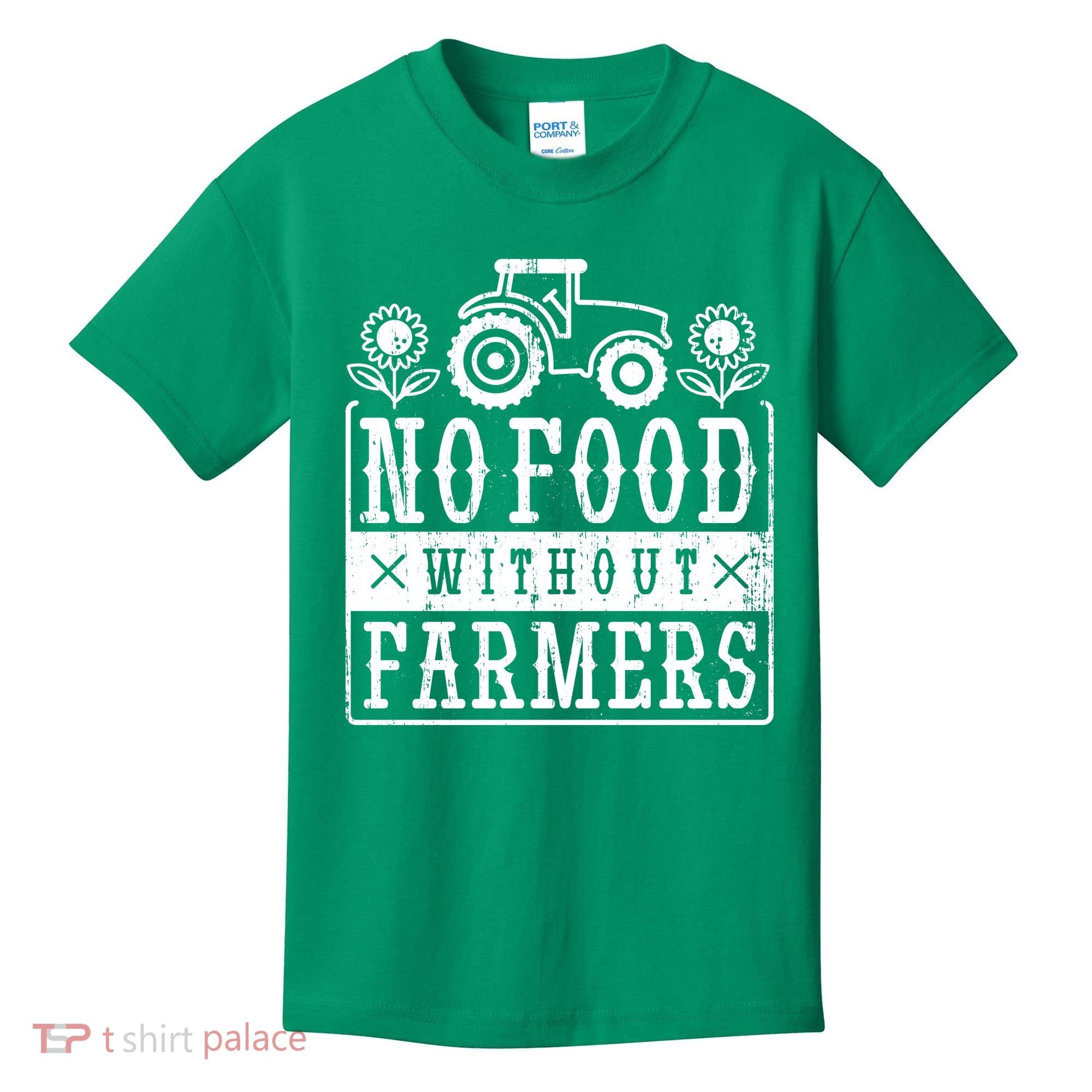 No Food Without Farmers Kids T-Shirt