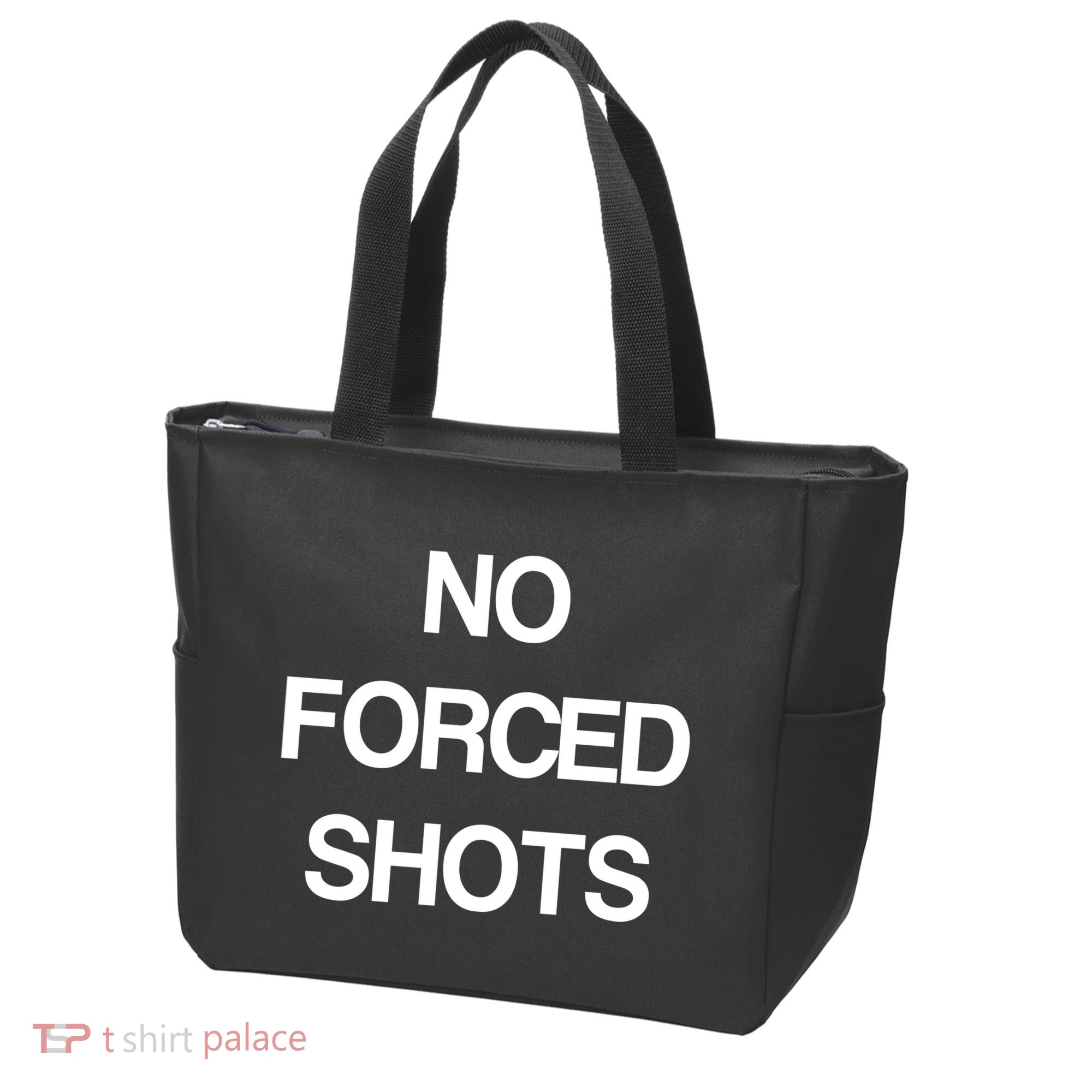 No Forced Shots Tote Bag
