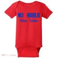 No Habla Jibber Jabber Spanish Baby Bodysuit thumb 0
