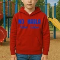 No Habla Jibber Jabber Spanish Kids Hoodie thumb 2