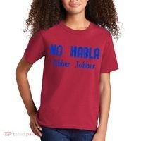 No Habla Jibber Jabber Spanish Kids T-Shirt thumb 2