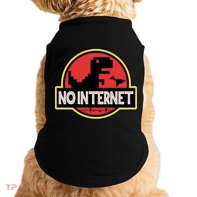 No Internet T-Rex Doggie Tank