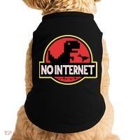 No Internet T-Rex Doggie Tank thumb 0