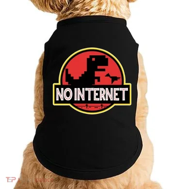 No Internet T-Rex Doggie Tank