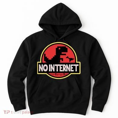 No Internet T-Rex Hoodie