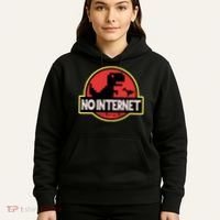 No Internet T-Rex Hoodie thumb 5