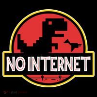 No Internet T-Rex Hoodie thumb 7