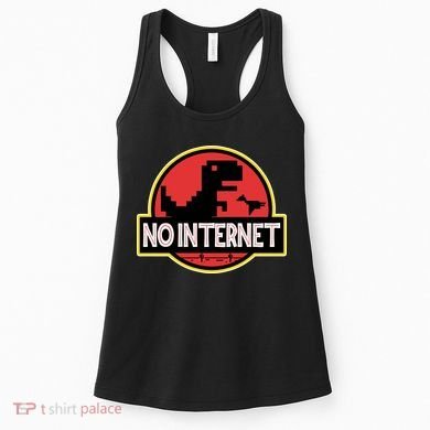 No Internet T-Rex Women's Tank Top