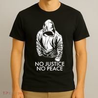 No Justice No Peace Black Lives Matter T-Shirt thumb 3