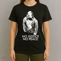 No Justice No Peace Black Lives Matter T-Shirt thumb 4