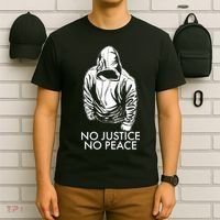No Justice No Peace Black Lives Matter T-Shirt thumb 6