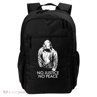 No Justice No Peace Black Lives Matter Backpack