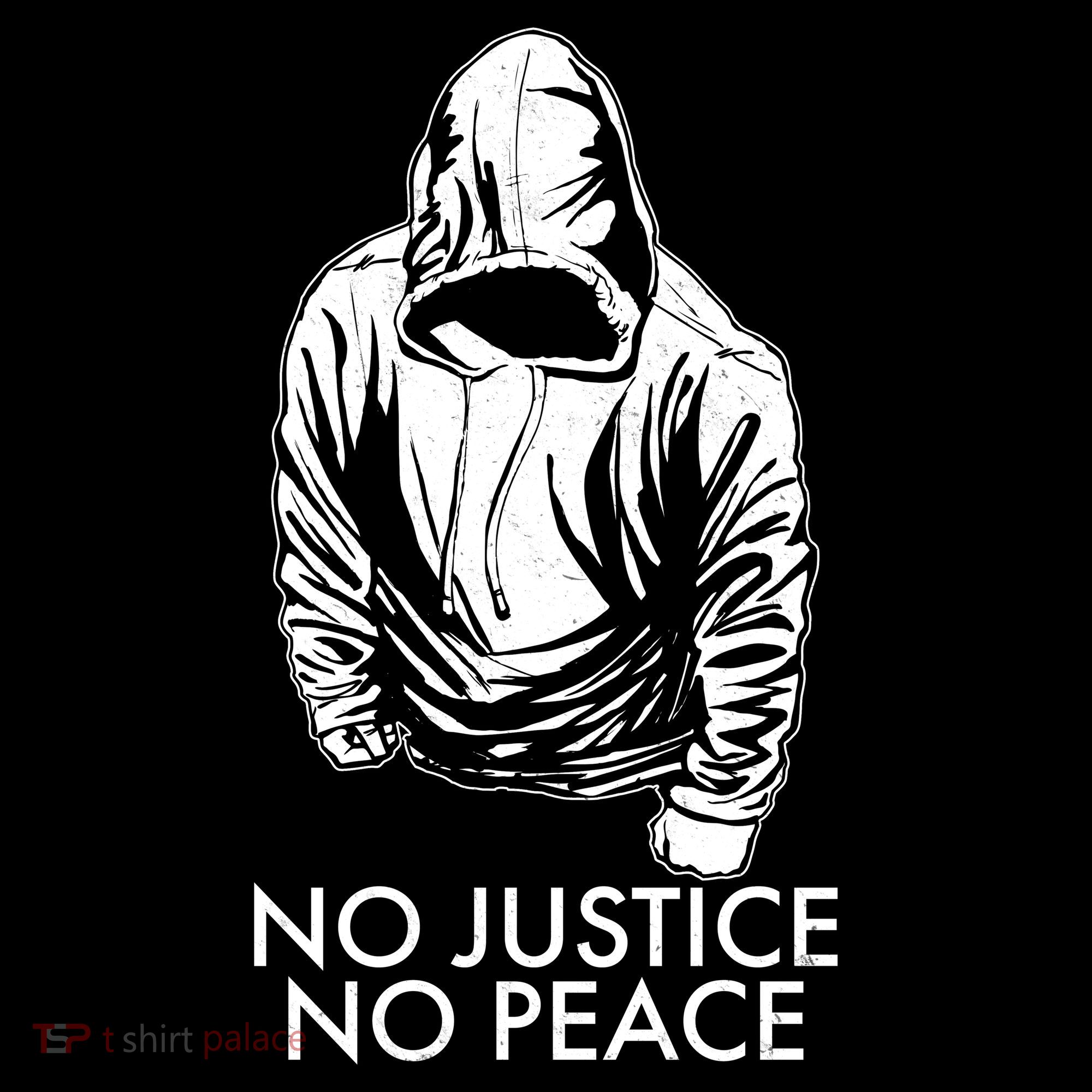 No Justice No Peace Black Lives Matter Women's Hoodie