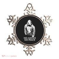 No Justice No Peace Black Lives Matter Ornament thumb 0