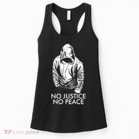 No Justice No Peace Black Lives Matter Women's Tank Top thumb 0