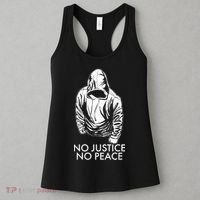 No Justice No Peace Black Lives Matter Women's Tank Top thumb 3