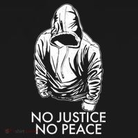 No Justice No Peace Black Lives Matter Baby Bodysuit thumb 2