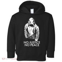 No Justice No Peace Black Lives Matter Toddler Hoodie thumb 0