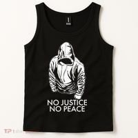 No Justice No Peace Black Lives Matter Tank Top thumb 2