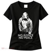No Justice No Peace Black Lives Matter Women's T-Shirt thumb 0
