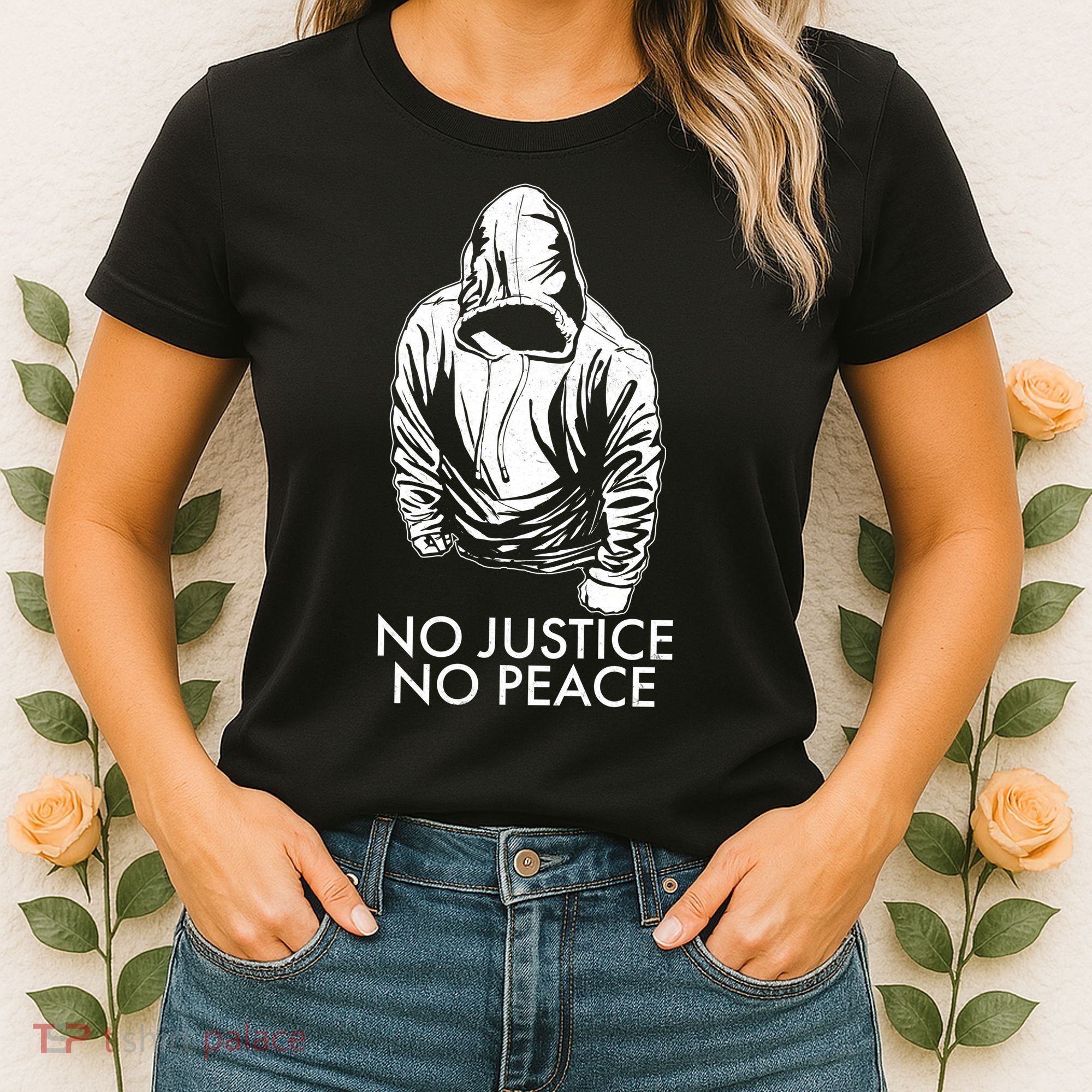 No Justice No Peace Black Lives Matter Women's T-Shirt