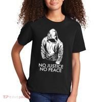 No Justice No Peace Black Lives Matter Kids T-Shirt thumb 2