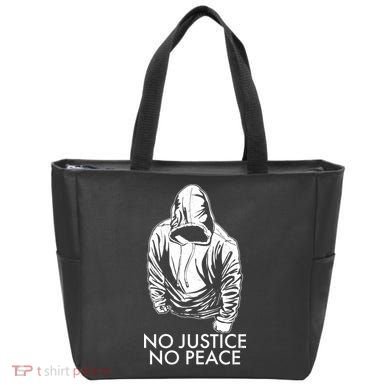 No Justice No Peace Black Lives Matter Tote Bag